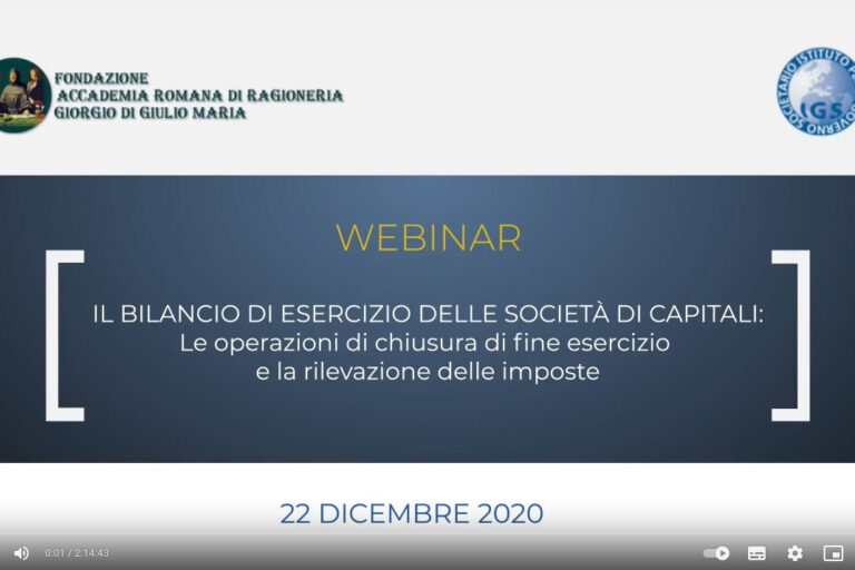 il vilancio di esercizio delle societa di capitali